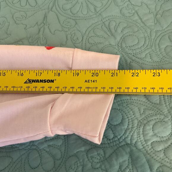 Womens Long Sleeve Crewneck Christmas Sweater Pink Flamingo Happy Hour 2XL - Picture 10 of 10